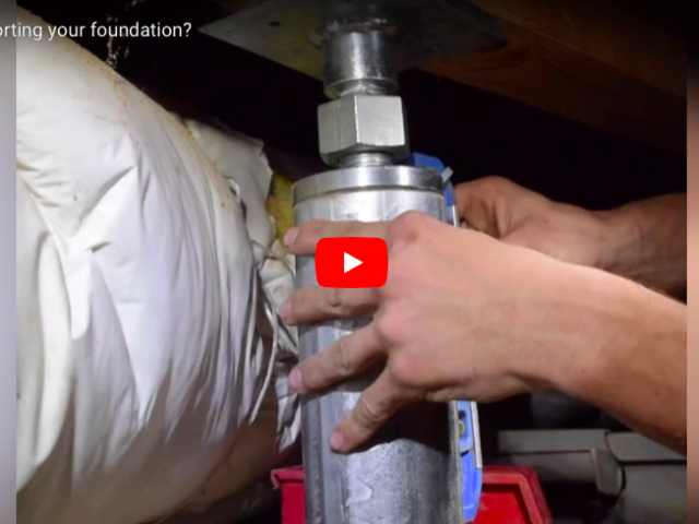 Crawl Space Repair – Are your posts supporting your foundation?