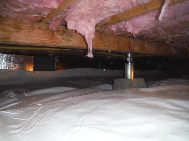 Crawl Space Repair Photo Album: Hovey Home