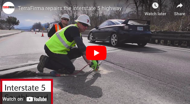 Concrete Repair – TerraFirma repairs the Interstate 5 highway