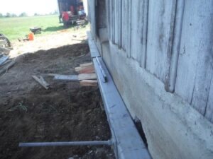 Foundation Repair Photo Album Barn Helical Anchor System Woodburn OR repair