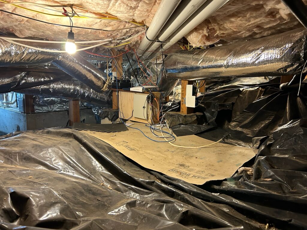 crawl space heat