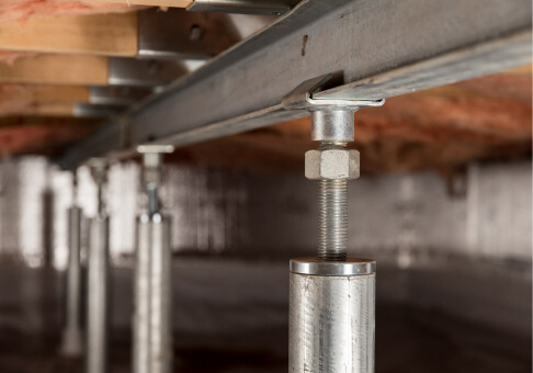 Crawl Space Support Posts