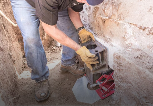 tf commercial sunken driveways garage piles