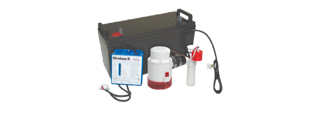 traced ultrasump battery backup encapsulation