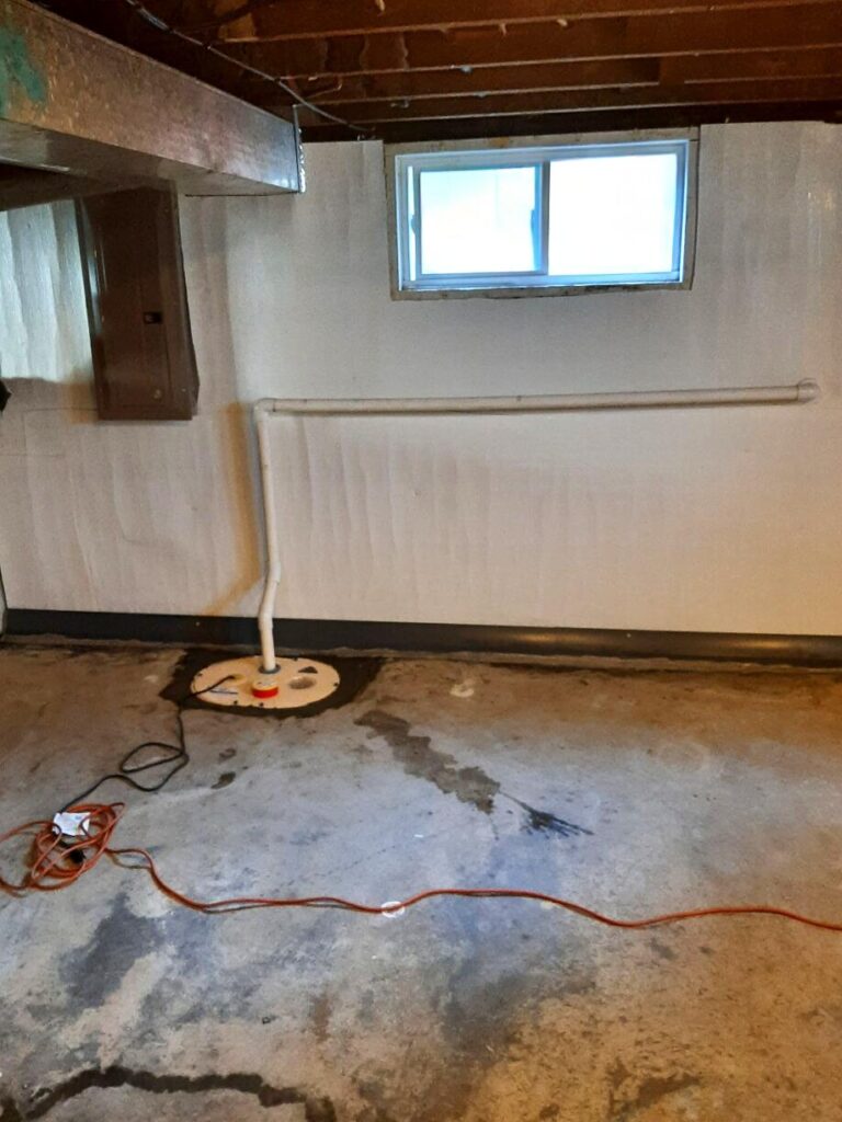 Basement Waterproofing in Auburn WA after basement