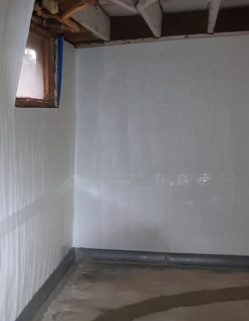 Basement Waterproofing in Eugene OR after waterproofing