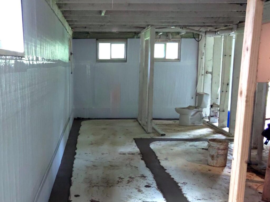 Basement Waterproofing in Vancouver WA after basement