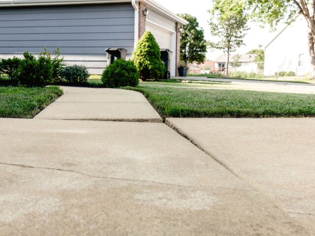 Concrete Repair for Cracked and Settled Sidewalk in Washington