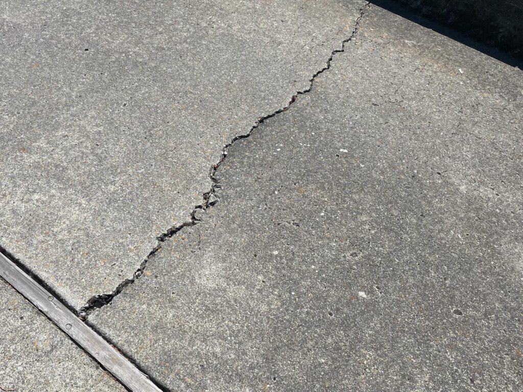 Concrete Repair in Medford ORbefore 2 basement