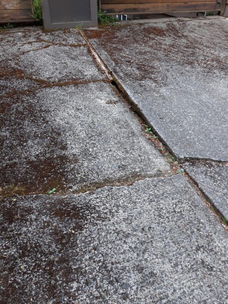 Concrete Repair in Portland OR before 2 concrete