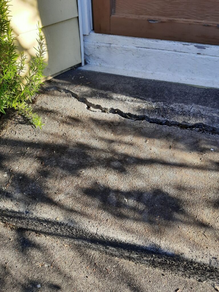 Concrete Repair in Portland OR before concrete