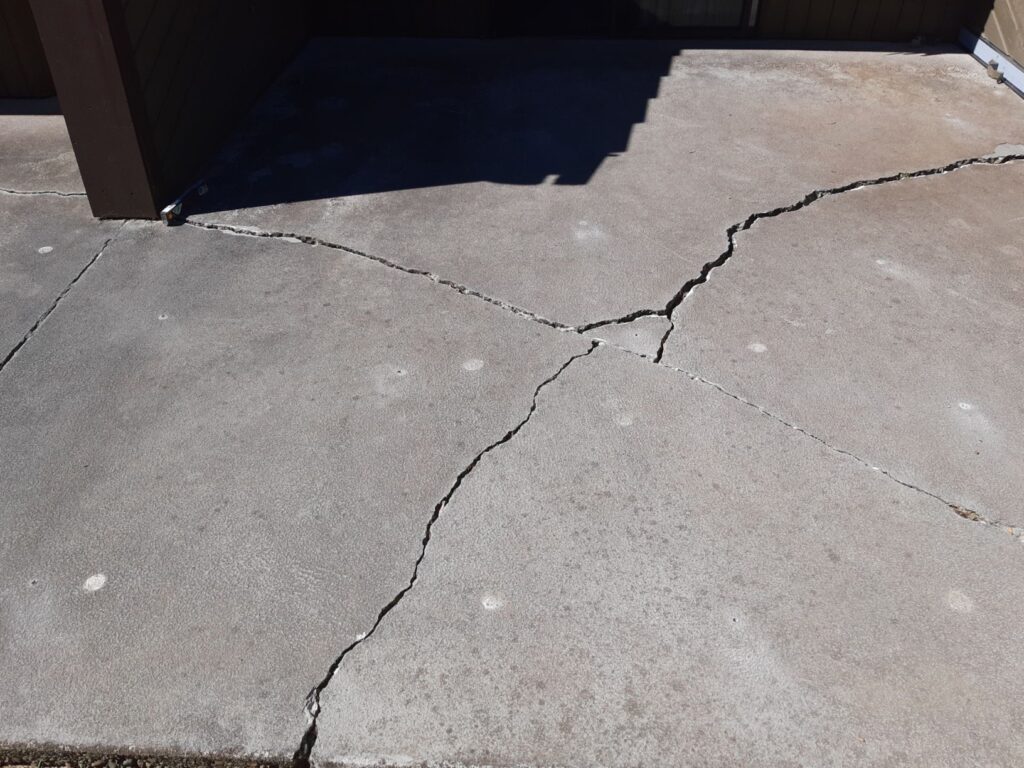 Concrete Repair in Vancouver WA before basement