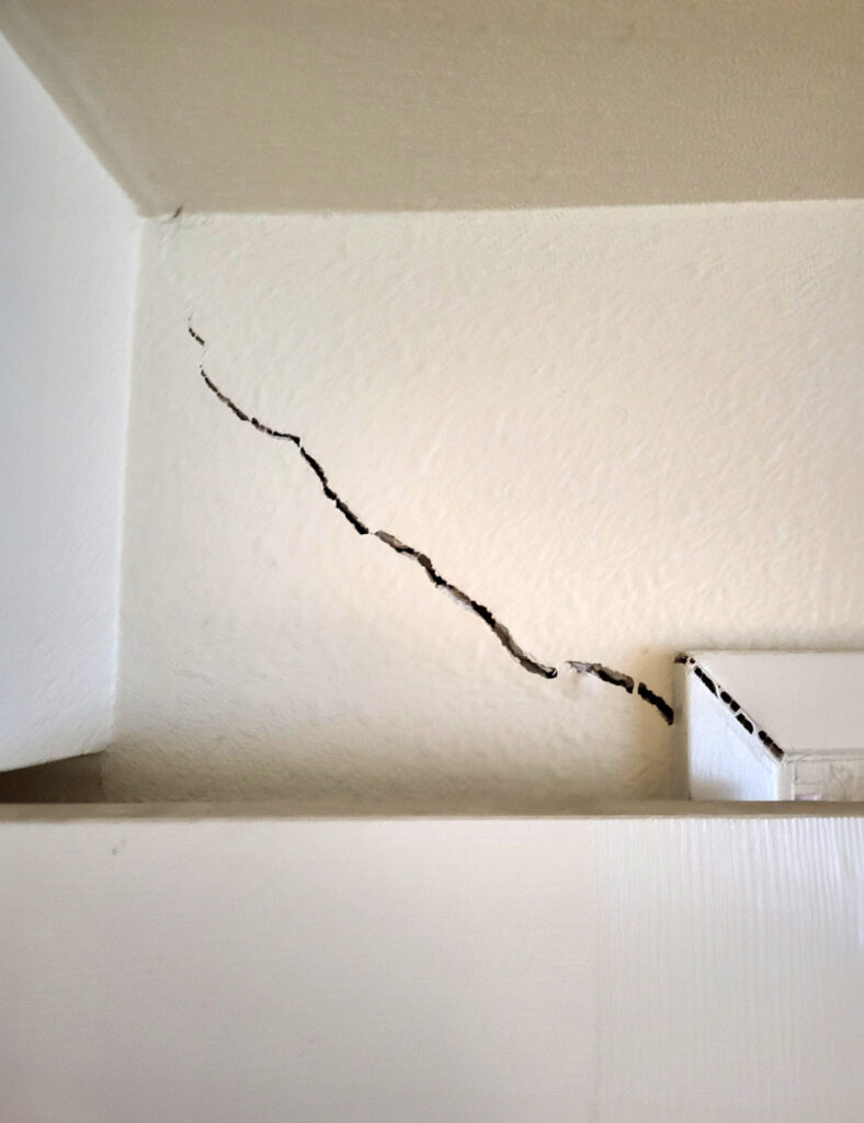 cracked door frame Foundation