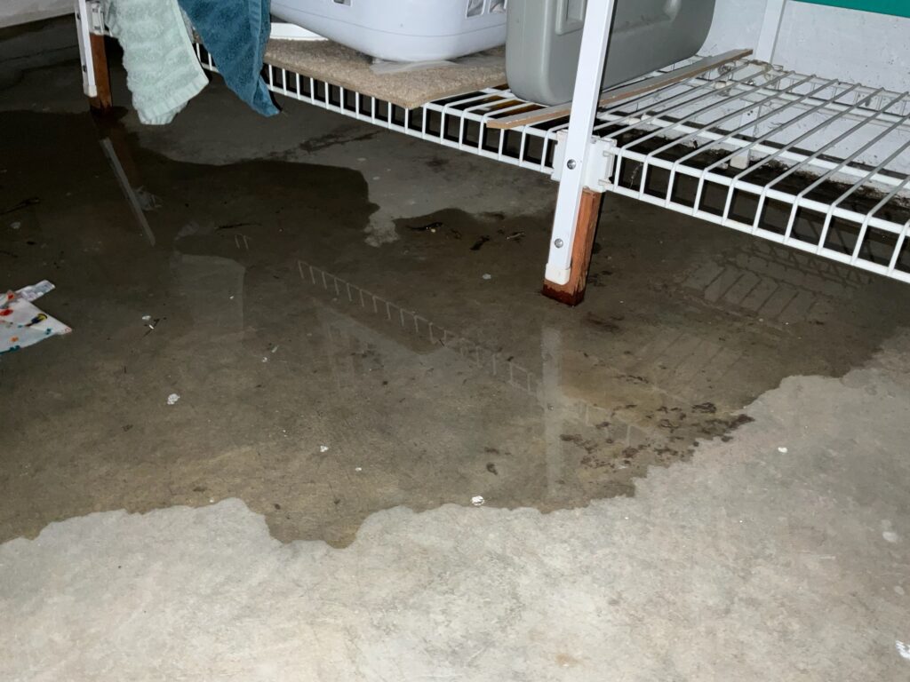 water in basement basement