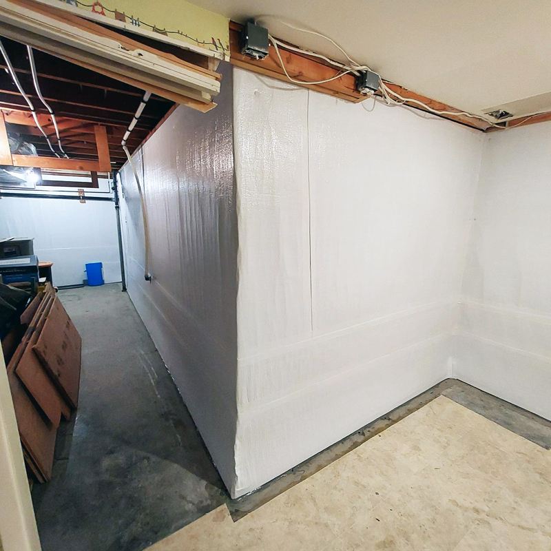 vaporloc wall system basement 1 basement