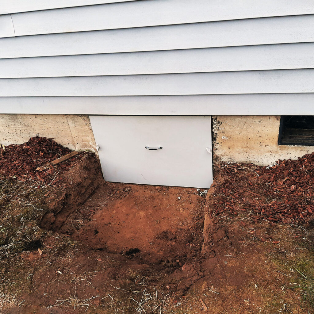 everlast crawl space door crawl space