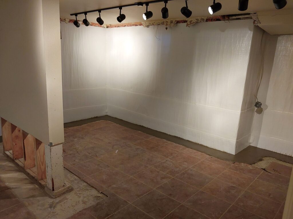 vaporloc basementwaterproofing rain